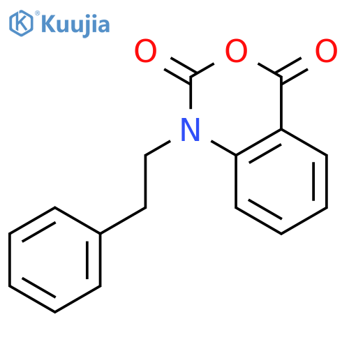 2H-3,1-Benzoxazine-2,4(1H)-dione, 1-(2-phenylethyl)- structure