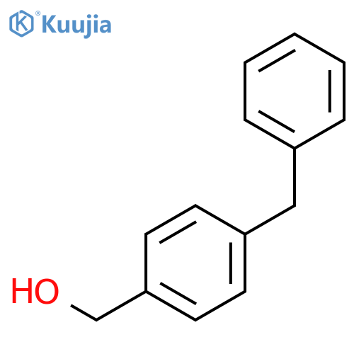 (4-benzylphenyl)methanol structure