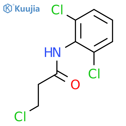 3-Chloro-N-(2,6-dichlorophenyl)propanamide structure