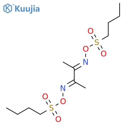 2,3-Butanedione, bis[O-(butylsulfonyl)oxime] structure
