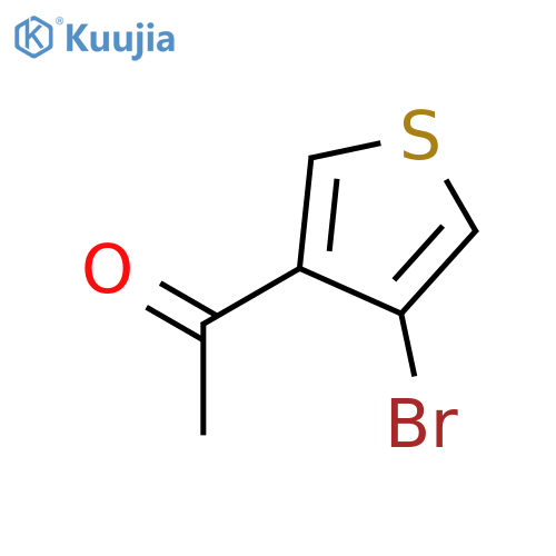 1-(4-bromothiophen-3-yl)ethan-1-one structure