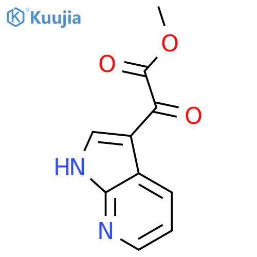 methyl 2-oxo-2-{1H-pyrrolo[2,3-b]pyridin-3-yl}acetate structure