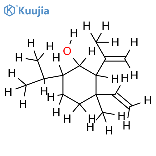 1ref-Methyl-1-vinyl-2cis-isopropenyl-3cis-hydroxy-4cis-isopropyl-cyclohexan structure