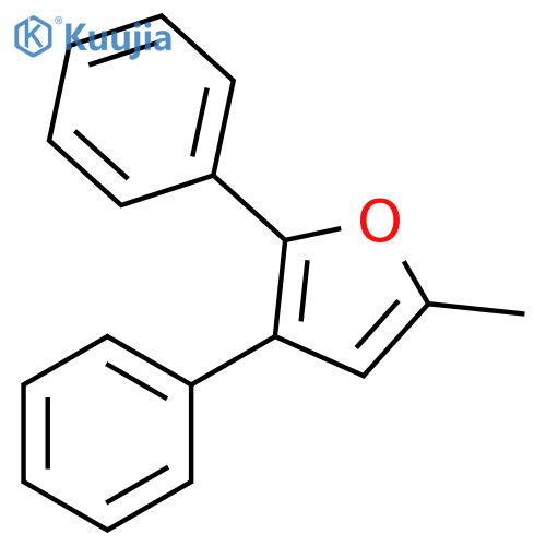 Furan, 5-methyl-2,3-diphenyl- structure