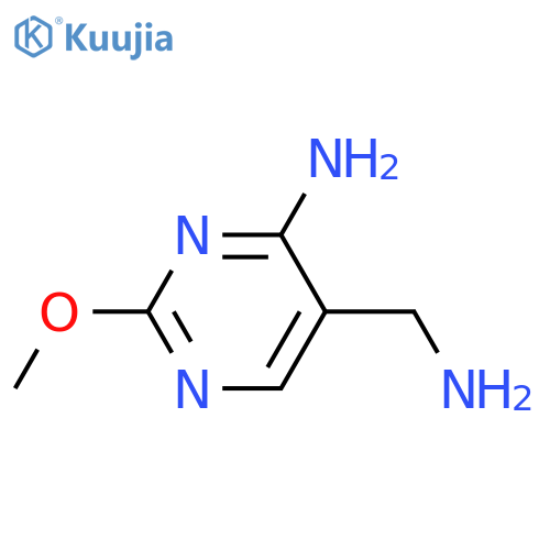 5-(Aminomethyl)-2-methoxypyrimidin-4-amine structure