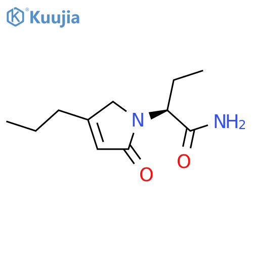 (S)-2-(2-oxo-4-propyl-2,5-dihydro-1H-pyrrol-1-yl)butanamide structure