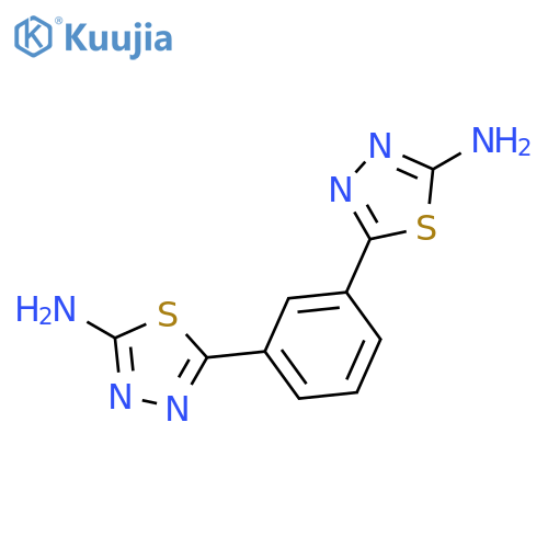 1,3,4-Thiadiazol-2-amine, 5,5'-(1,3-phenylene)bis- structure