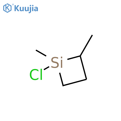 Silacyclobutane, 1-chloro-1,2-dimethyl- structure