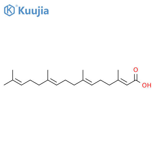 2,6,10,14-Hexadecatetraenoic acid, 3,7,11,15-tetramethyl-, (2E,6E,10E)- structure