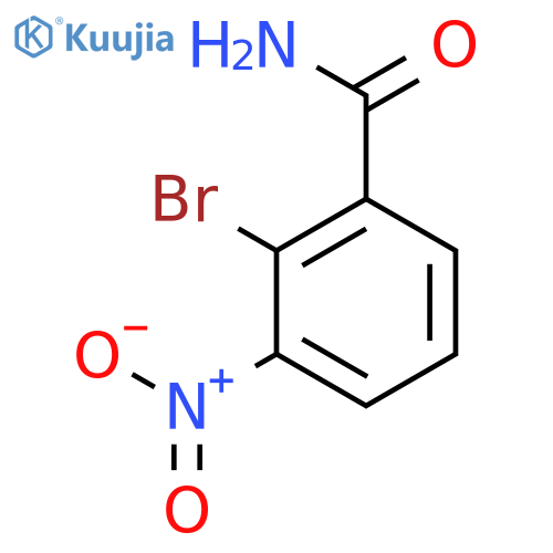 2-bromo-3-nitrobenzamide structure