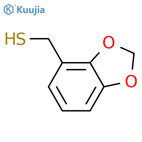 (1,3-dioxaindan-4-yl)methanethiol structure