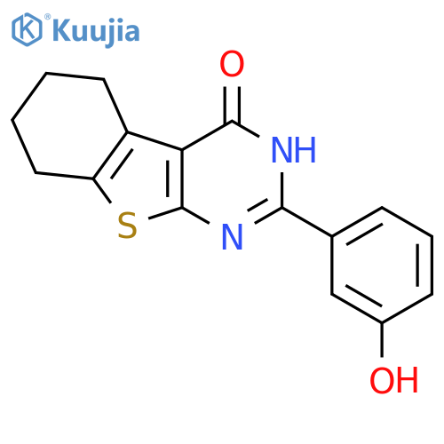 5-(3-Hydroxyphenyl)-8-thia-4,6-diazatricyclo7.4.0.0,2,7trideca-1(9),2(7),5-trien-3-one structure