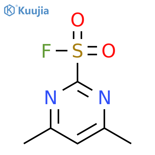 4,6-dimethylpyrimidine-2-sulfonyl fluoride structure