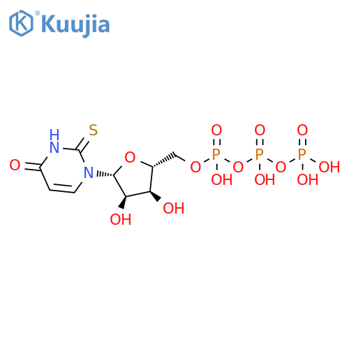 Uridine 5'-(tetrahydrogen triphosphate), 2-thio- structure
