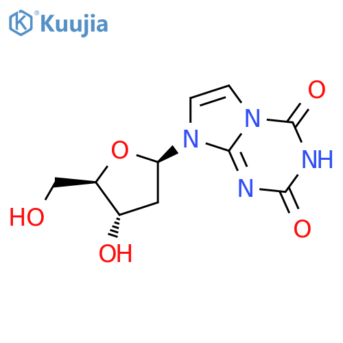 8-(2-Deoxy-b-D-ribofuranosyl)-imidazo1,2-a-1,3,5-triazine-2,4(3H,8H)-dione structure