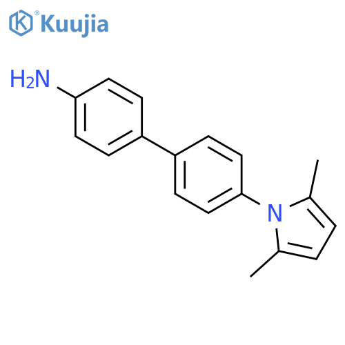[1,1'-Biphenyl]-4-amine, 4'-(2,5-dimethyl-1H-pyrrol-1-yl)- structure