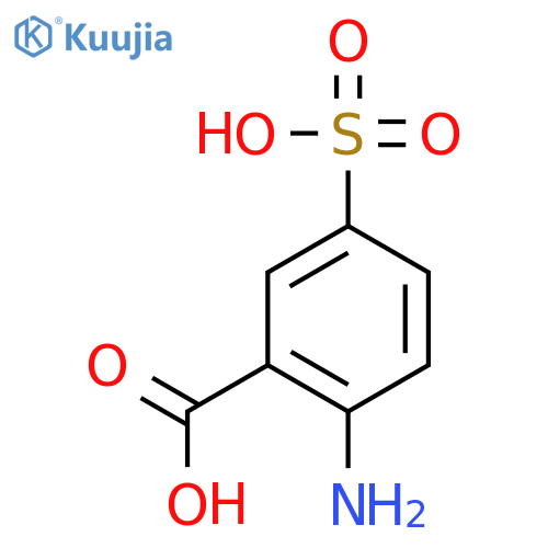 2-Amino-5-sulfobenzoic acid structure