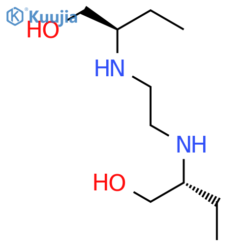2-({2-(1-hydroxybutan-2-yl)aminoethyl}amino)butan-1-ol structure