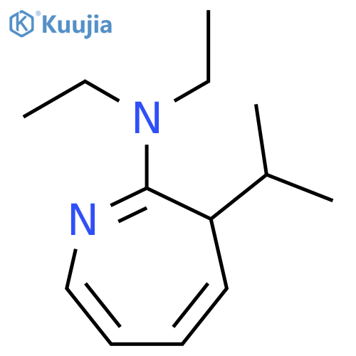 3H-Azepin-2-amine, N,N-diethyl-3-(1-methylethyl)- structure
