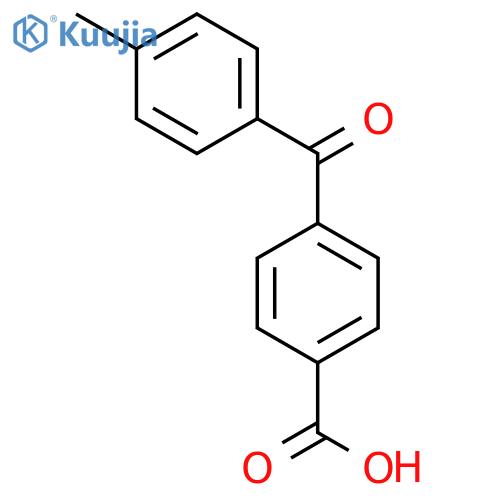 Benzoicacid, 4-(4-methylbenzoyl)- structure
