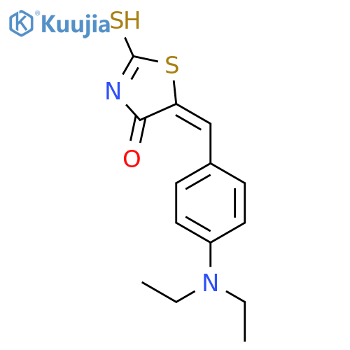 5-(4-Diethylaminobenzylidene)rhodanine structure