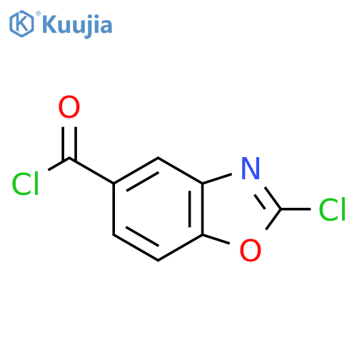 5-Benzoxazolecarbonyl chloride, 2-chloro- structure