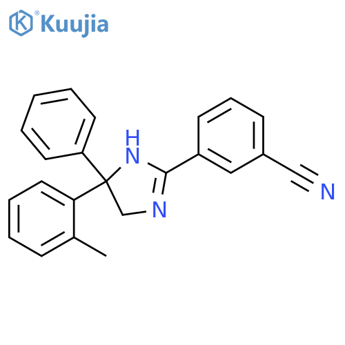 Benzonitrile,3-[4,5-dihydro-4-(2-methylphenyl)-4-phenyl-1H-imidazol-2-yl]- structure