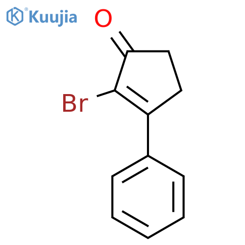 2-Bromo-3-phenyl-2-cyclopenten-1-one structure