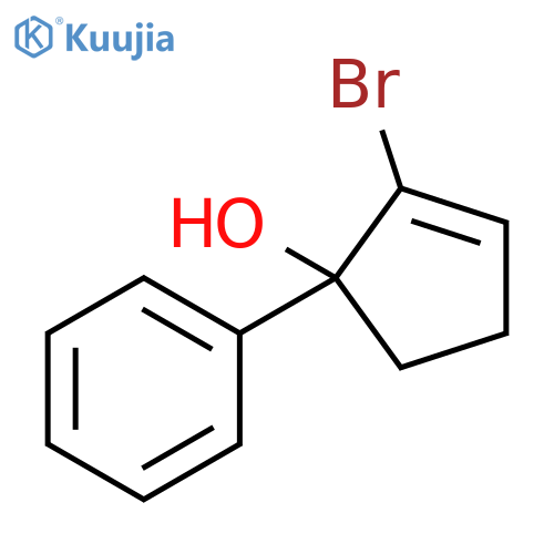 2-Bromo-1-phenyl-2-cyclopenten-1-ol structure
