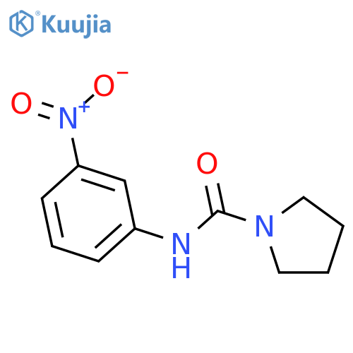 N-(3-Nitrophenyl)pyrrolidine-1-carboxamide structure