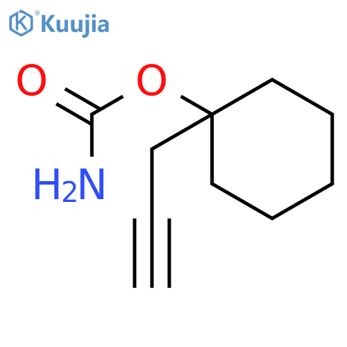 1-(prop-2-yn-1-yl)cyclohexyl carbamate structure