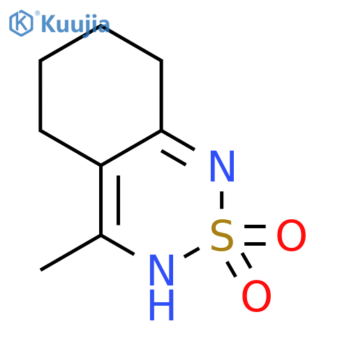 4-Methyl-5,6,7,8-tetrahydro-2lambda~6~,1,3-benzothiadiazine-2,2(1H)-dione structure
