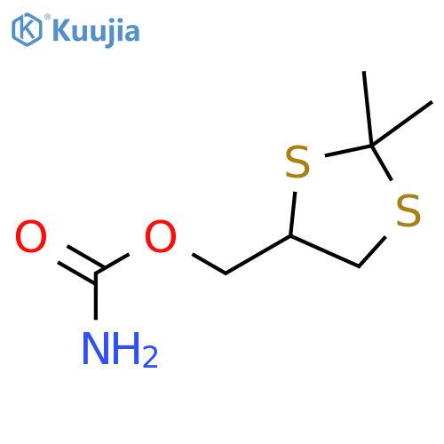 (2,2-dimethyl-1,3-dithiolan-4-yl)methyl carbamate structure