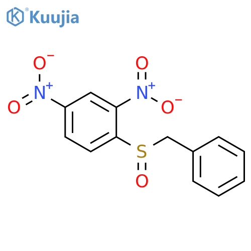 1-(benzylsulfinyl)-2,4-dinitrobenzene structure