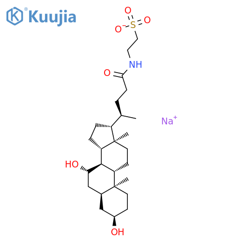 Tauroursodeoxycholate Sodium (Synonyms: Sodium tauroursodeoxycholate; Tauroursodeoxycholic acid sodium salt) structure