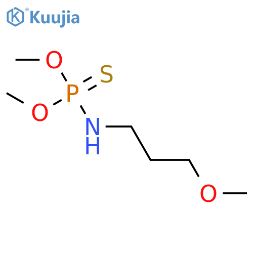 O,O-dimethyl (3-methoxypropyl)phosphoramidothioate structure