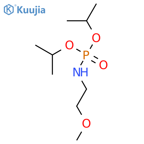 N-di(propan-2-yloxy)phosphoryl-2-methoxyethanamine structure