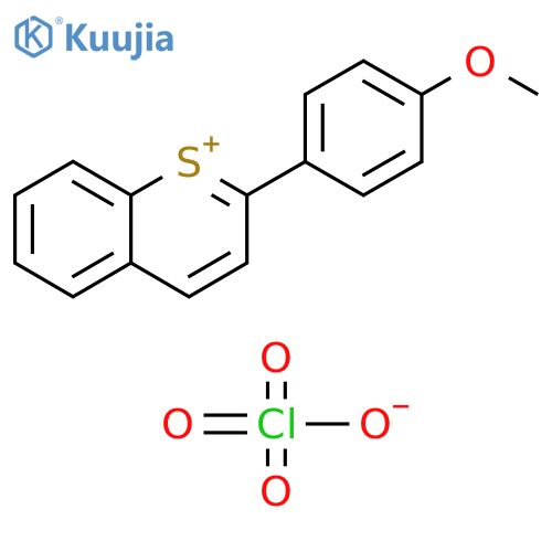 1-Benzothiopyrylium, 2-(4-methoxyphenyl)-, perchlorate structure