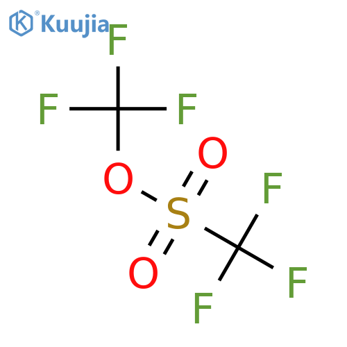 Trifluoromethanesulfonic acid trifluoromethyl ester structure