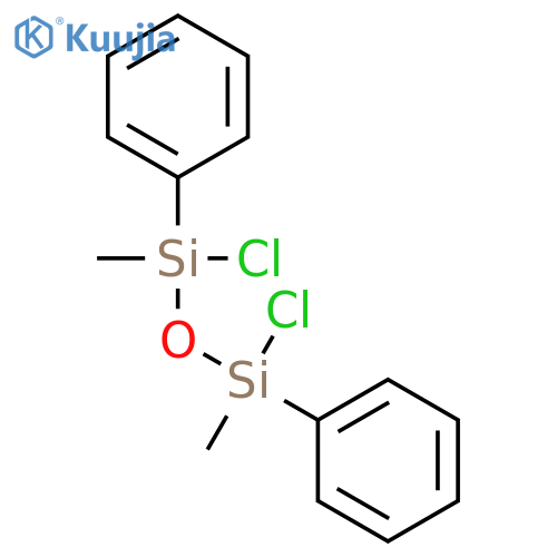 1,3-Dichloro-1,3-dimethyl-1,3-diphenyldisiloxane structure