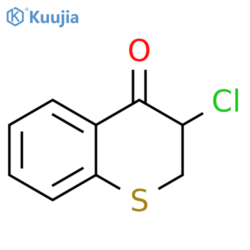 4H-1-Benzothiopyran-4-one, 3-chloro-2,3-dihydro- structure