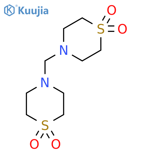 4-(1,1-dioxo-1lambda6-thiomorpholin-4-yl)methyl-1lambda6-thiomorpholine-1,1-dione structure