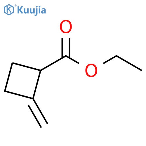 Cyclobutanecarboxylicacid, 2-methylene-, ethyl ester structure