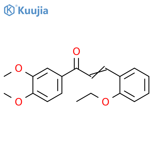 (2E)-1-(3,4-dimethoxyphenyl)-3-(2-ethoxyphenyl)prop-2-en-1-one structure