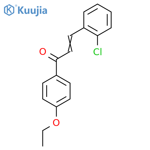 3-(2-Chlorophenyl)-1-(4-ethoxyphenyl)prop-2-en-1-one structure