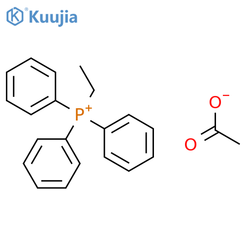 Ethyltriphenylphosphonium acetate structure