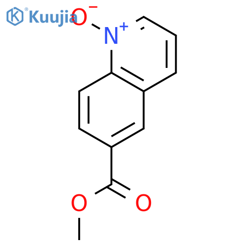 methyl quinoline-1-oxide-6-carboxylate structure