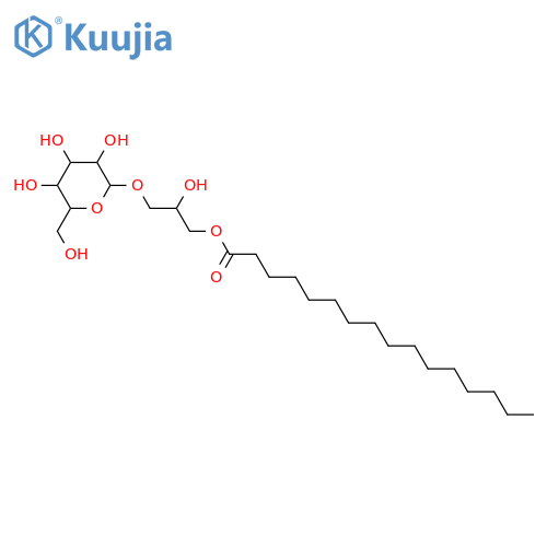 Glycerol 1-alkanoates; Glycerol 1-hexadecanoate, 3-O-β-D-Glucopyranoside structure