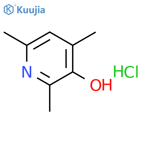 2,4,6-trimethylpyridin-3-ol hydrochloride (1:1) structure
