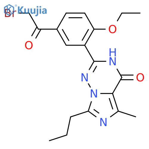 1-Decarboxyl-1-(bromoacetyl) Norneovardenafil (contains up to 10% 1-Chloroacetyl) structure